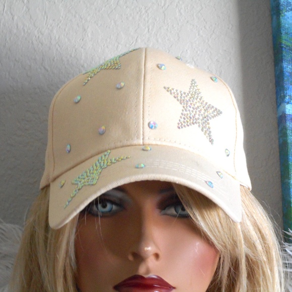 Bling Stars Baseball Cap Sun Hat ~ 3 colors - Picture 5 of 5